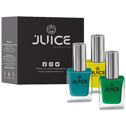 Buy Juice Nail Polish Bumblebee Yellow40, LightPine Green72