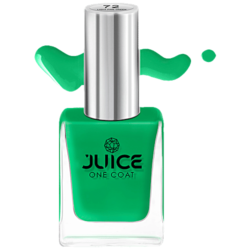Juice Nail Polish - Fuchsia Purple, Bumblebee Yellow, Pink Bubbles, Light Pine Green, Robin Blue, Zero-Chip, Heavily Pigmented, 55 ml (Pack of 5) 