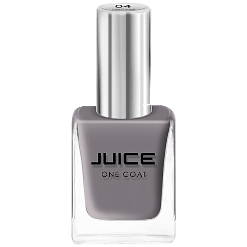 Juice Nail Paint JJ11 - One Coat, Long Lasting Wear, Zero-Chip, Heavily Pigmented, 11 ml Light Mink - 4 
