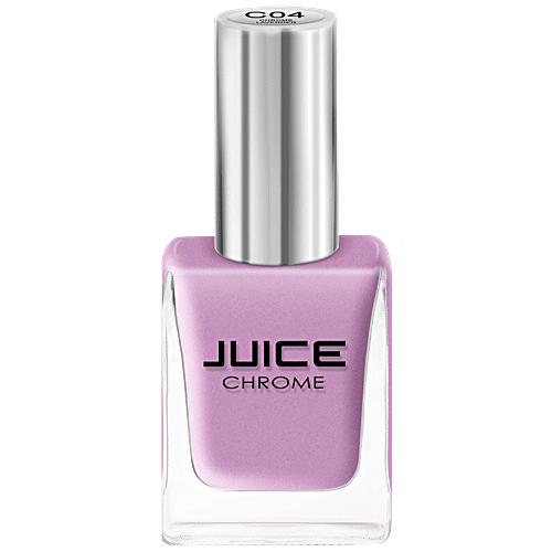 Juice Nail Paint JJ11 - One Coat, Long Lasting Wear, Zero-Chip, Heavily Pigmented, 11 ml Chrome Lavender - C04 