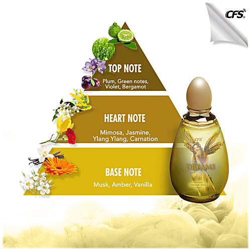 CFS Dreams - Perfume Spray, Long Lasting Fragrance, 100 ml