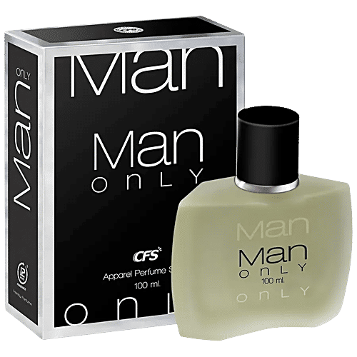 CFS Man Only Black - Perfume Spray, Long Lasting Fragrance, 100 ml