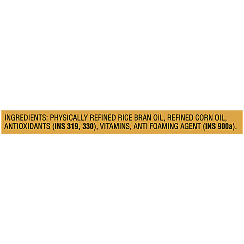 Saffola Gold Multi-Source Rice Bran & Corn Edible Oil, 910 g Pouch Fortified with Vitamins, Triple Anti-Oxidant System, Good MUFA PUFA Balance