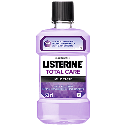 Buy Listerine Total Care Mouthwash Mild Taste, Clears 99.9 Germs