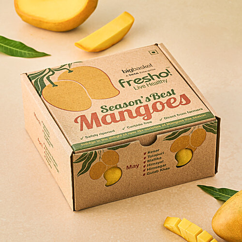 fresho! Mango - Banganapalli, Sweet & Juicy, 1 pc (Approx 250 -350 g) 