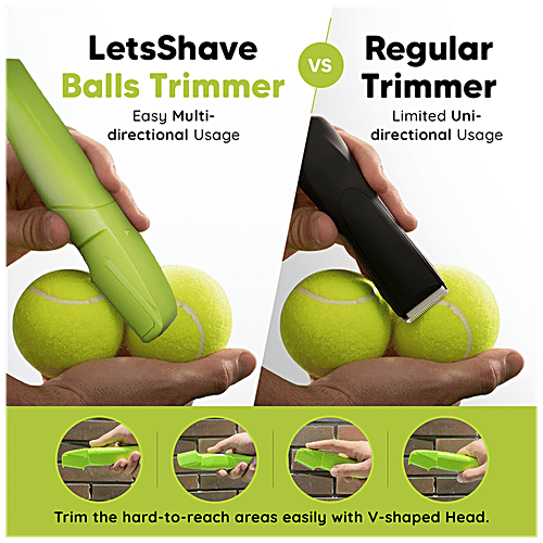 Buy LetsShave Balls Trimmer Waterproof, Easy To Use Online at Best