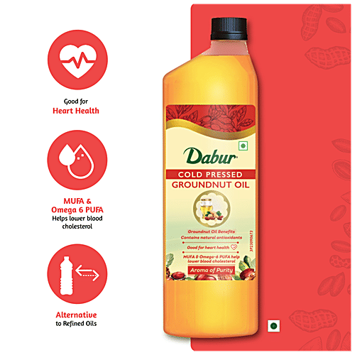 Buy Dabur Cold Pressed Groundnut Cooking Oil Perfect Blend of Health