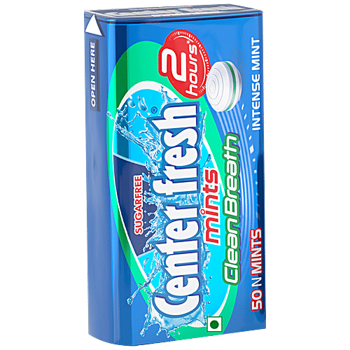 Buy Center Fresh Mints Menthol Eucalyptus Flavour, Clean Breath For 2