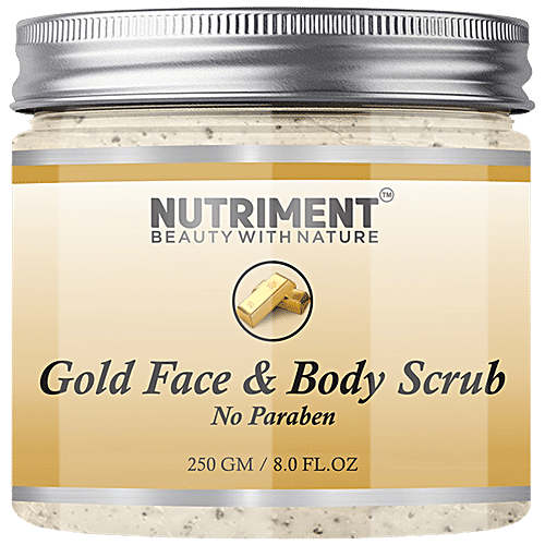 Buy Nutriment Gold Face & Body Scrub For Deep Cleansing Removes Dead