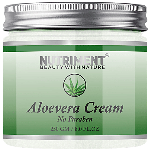 Nutriment Aloe Vera Cream - Moisturises Skin, Controls Production Of Excess Oil In Skin, 250 g  