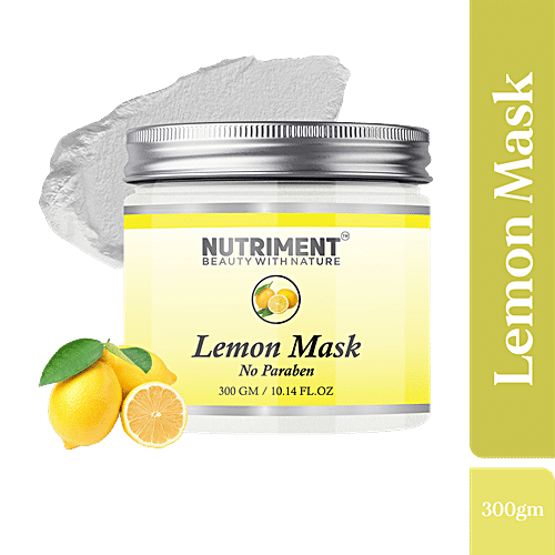 Buy Nutriment Lemon Face Mask Brightens Skin, Removes Skin Tan Online