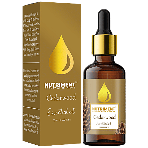 Buy Nutriment Cedarwood Essential Oil Durable & Pronounced Smell, For