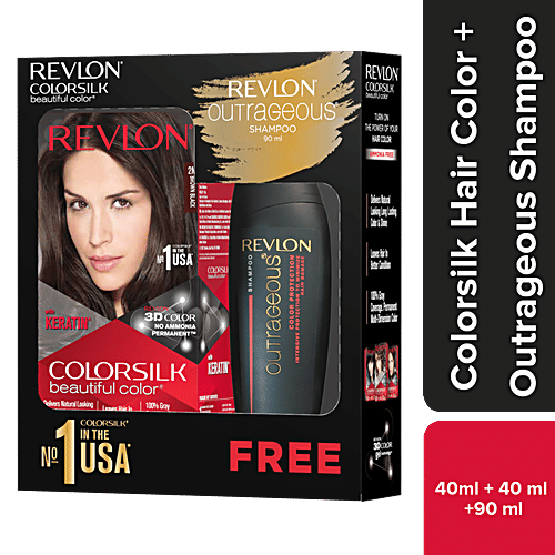 Buy Revlon Colorsilk Hair Color With Keratin Provides 100 Gray