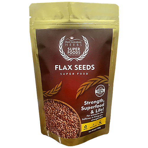 Buy Panchakarma Herbs Superfood Flax Seeds Rich In Omega3, Good For