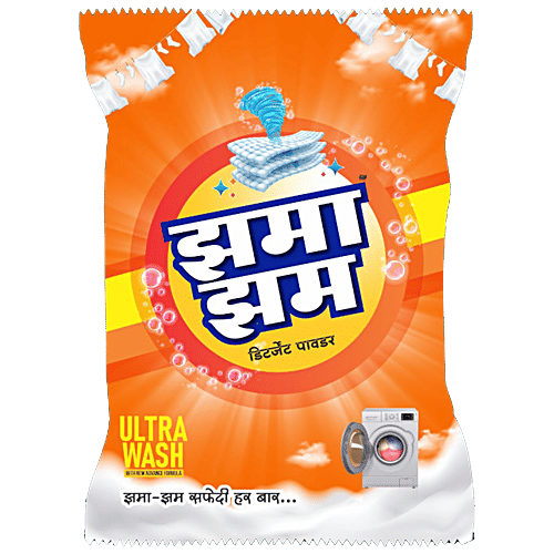 Buy Jhamajham Detergent Powder Removes Dirt & Tough Stains Online at Best Price of Rs 60