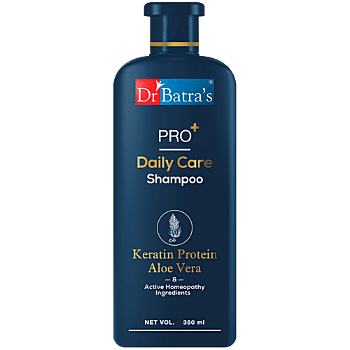 Dr Batra's  Pro+ Daily Care Shampoo - Gently Cleanses Scalp, 350 ml Bottle 