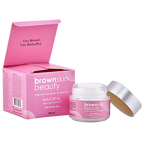 Buy BrownSkin Beauty Immortal Aloe Face Cream With Vitamin C