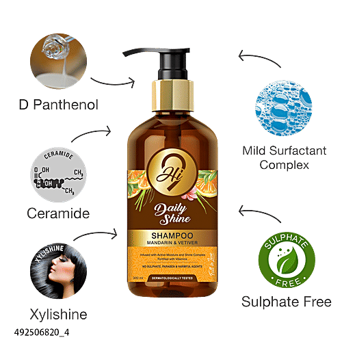 Hi9 Daily Shine Shampoo - Nourishing, Moisture Rich, 300 ml