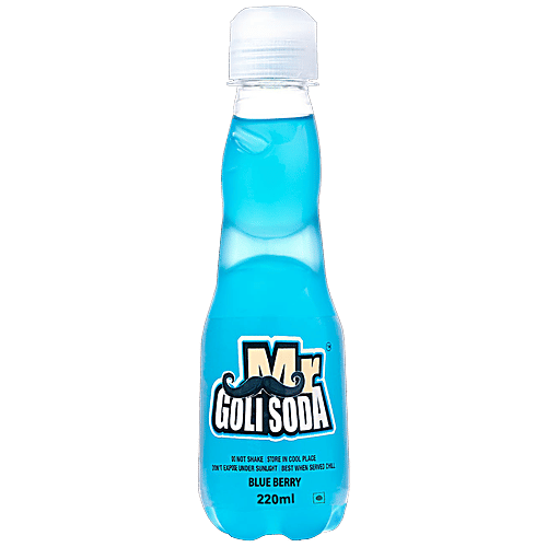Buy Mr.GOLISODA Blueberry Fizzy Soda Drink Refreshing , Flavoured