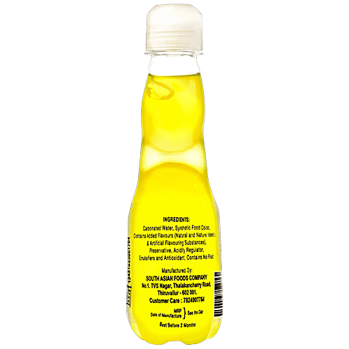 Mr.GOLISODA Pineapple Fizzy Soda Drink - Refreshing , Flavoured Beverage, Perfect For Summers, 220 ml  