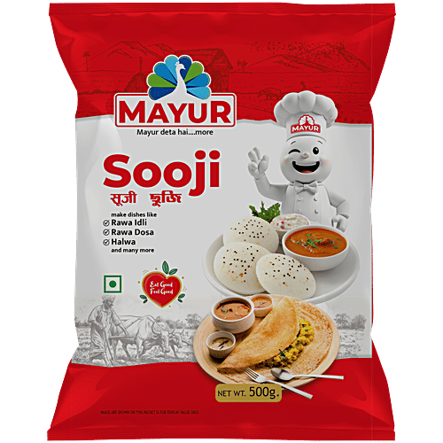 Mayur Sooji - High In Protein & Fibre, No Preservatives, 500 g