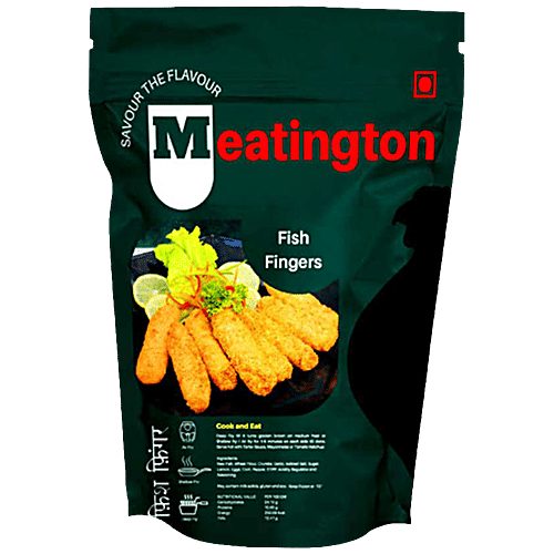 Buy Meatington Fish Fingers Rich Source Of Protein & Fibre, Crispy