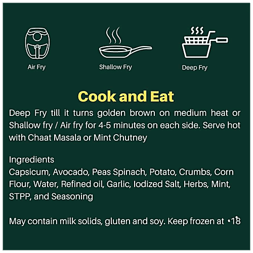 Grab a Green Hare Bhare kebab, 400 g Pouch 