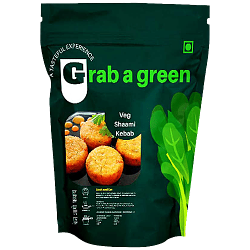 Buy Grab a Green Veg Shaami Kebab Rich Source Of Protein, Crispy