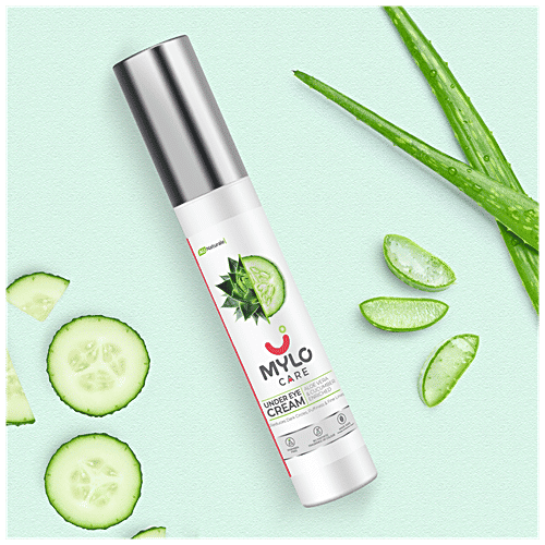 Buy Mylo Care Under Eye Cream With RollOn Reduces Puffiness & Fine