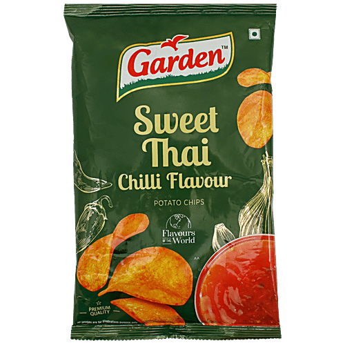 Buy Garden Potato Chips Sweet Thai Chilli Flavour, Cripsy, Crunchy