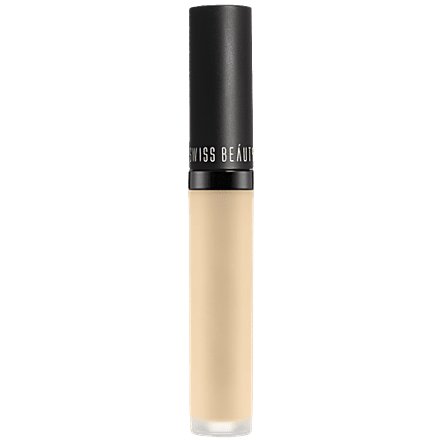 Swiss Beauty Liquid Concealer - Lightweight, Matte Finish, Easy To Blend, 5.6 g Yellow