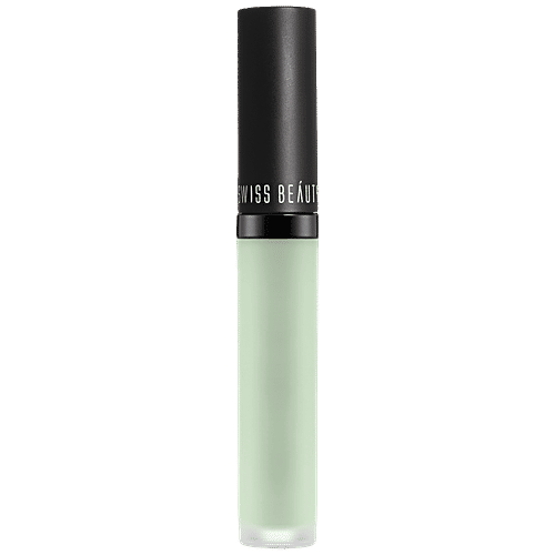 Swiss Beauty Liquid Concealer - Lightweight, Matte Finish, Easy To Blend, 5.6 g Green 