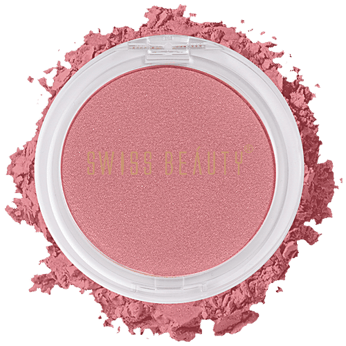 Swiss Beauty Professional Matte Blusher - Lightweight, Easy To Blend, Provides Radiant Glow, 4 g Deep Plum