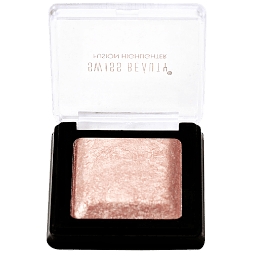 Swiss Beauty Fusion Highlighter - Easy To Blend, Highly Pigmented, 6 g Shade-02 