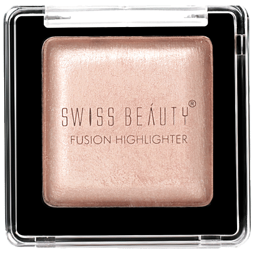 Swiss Beauty Fusion Highlighter - Easy To Blend, Highly Pigmented, 6 g Shade-02 