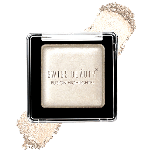 Swiss Beauty Fusion Highlighter - Easy To Blend, Highly Pigmented, 6 g Shade-03 
