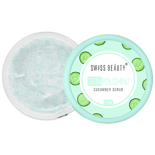 Buy Swiss Beauty Skin Polishing Cucumber Face Scrub Exfoliating