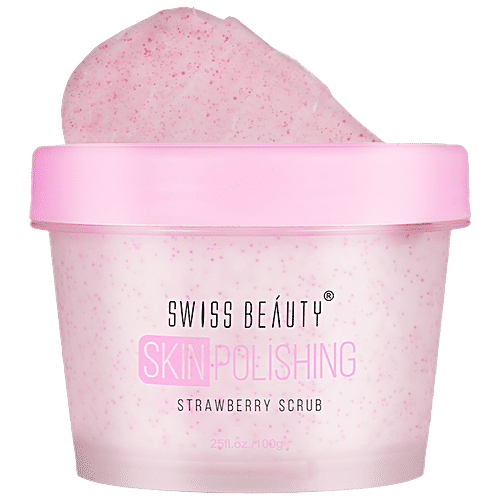 Buy Swiss Beauty Skin Polishing Strawberry Face Scrub Reduces
