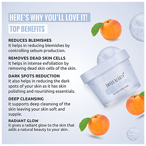 Buy Swiss Beauty Skin Polishing Cellulose & Apricot Face Scrub