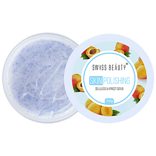 Buy Swiss Beauty Skin Polishing Cellulose & Apricot Face Scrub