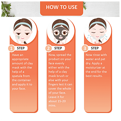 Swiss Beauty Skin Purifying Peach Anti Stress Clay Mask - Unclogs Pores, Removes Dark Circles, 100 g