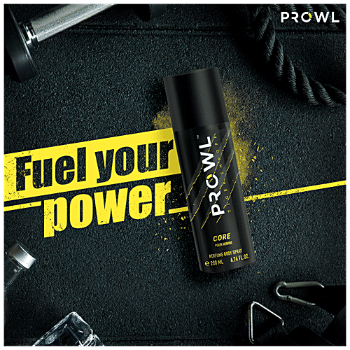 Prowl By Tiger Shroff Core - Perfume Body Spray, Long-lasting Fragrance, 200 ml  