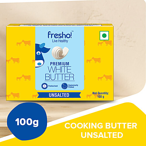 fresho! Butter - Unsalted, 100 g  