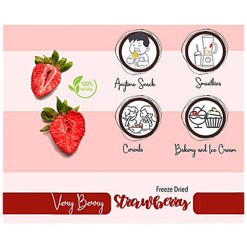 Buy Frispies Freeze Dried Strawberry May Help Reduce Blood Pressure Online at Best Price of Rs