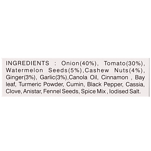 Mommy Made It  Shahi Masala Gravy - Ready To Eat, No Added Preservatives, 50 g  