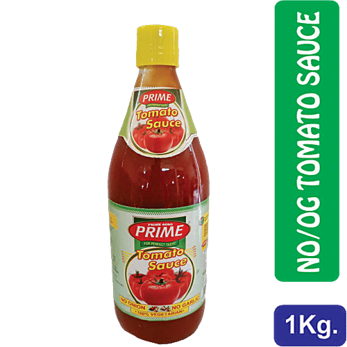 PRIME Tomato Sauce - Jain Friendly, No Onion & Garlic, 1 kg  
