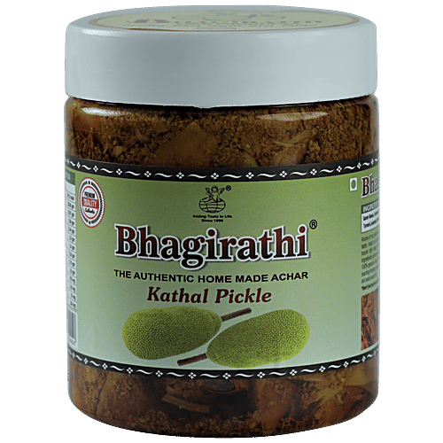 Bhagirathi Kathal Pickle - Jackfruit, Authentic Home Made Achar, 500 g  