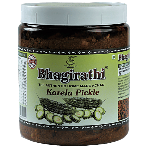 Bhagirathi Karela Pickle - Bitter Ground, Authentic Home Made Achar, 1 kg
