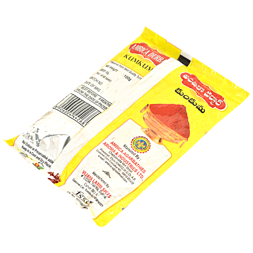 Ambica Kum Kum Powder - No Chemicals, All Natural, 100 g  