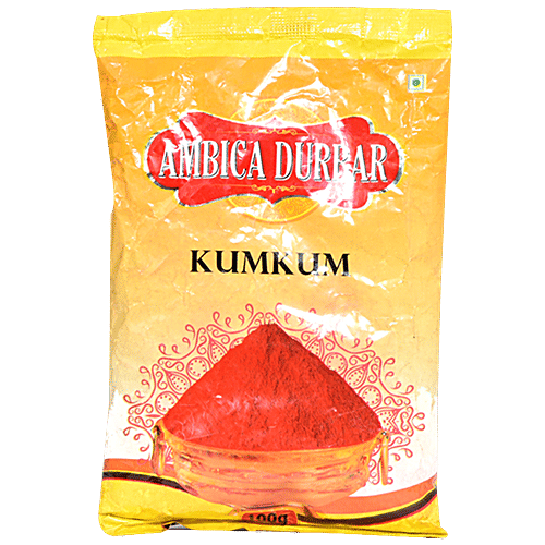 Ambica Kum Kum Powder - No Chemicals, All Natural, 100 g  